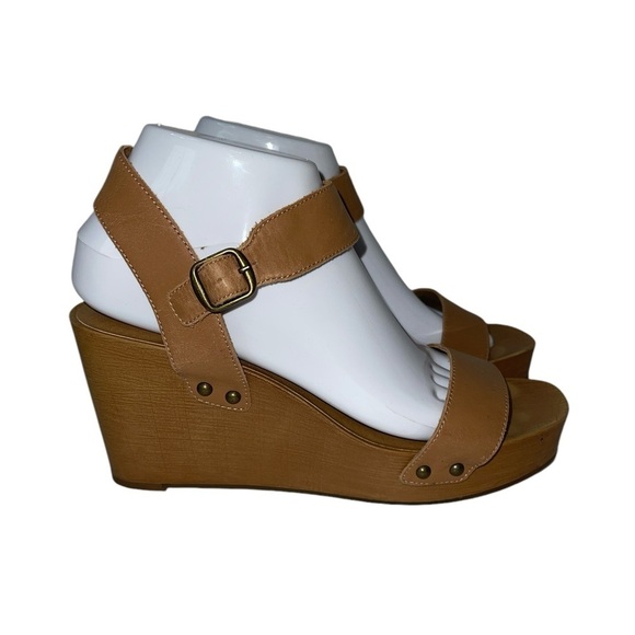 Lucky Brand Shoes - Lucky Brand Women's Shoes Size 8M Brown Leather "Zaidy" Platform Sandal
